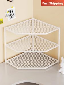 evesigar | Corner Desk Organizer Shelf Small