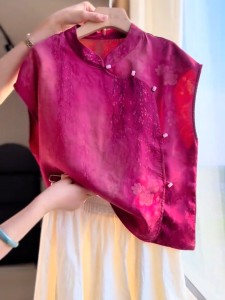 QINGNAER | Chinese Style Luxury Exclusive Summer Top