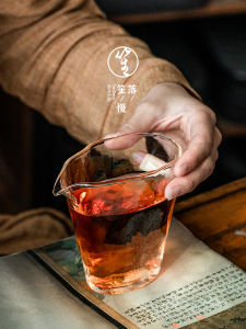 ถ้วยชงชาแก้วหนาทนความร้อนระดับไฮเอนด์จาก Luoseng สำหรับการดื่มชาแบบเฉพาะตัว