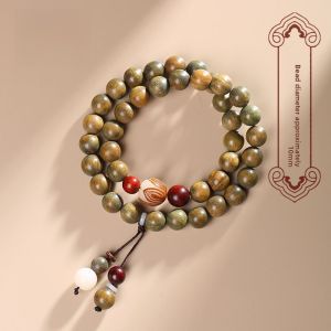 Pudao Mountain Buddhist Bracelet 18 Seeds Handheld Beads Womens Fashion Jewelry Mens Accessory Lucky Charm Bracelet