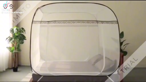 A67 Màn Chụp Mùng Chụp Đỉnh Vuông 1m21m41m61m82m2 - Vải dày mắt màn nhỏ -Khung thép cacbon Siêu bền