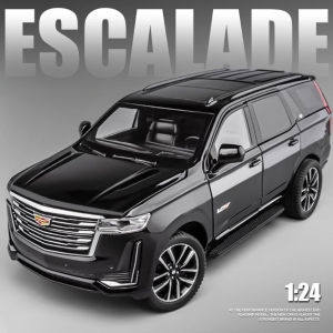 1:24 Scale Escalade Car Model Toy Shock Absorption Doors Opened Alloy Diecast Vehicle Models Collection Gifts for Children