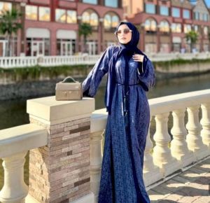 {ABAYA ORI DUBAI} Baju Muslim Abaya Bordir Arab Saudi Bordir Zephy Turki 977