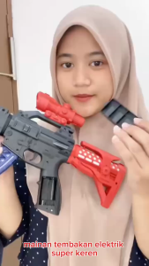 Mainan Anak SUPER WEAPON EMULATIONAL DESIGN BTC-3096 Mainan Tembakan Lampu Dan Suara