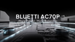 BLUETTI AC70P Portable Power Station 864Wh 1000W LiFePO4 Battery 220V 60Hz Solar Generator for Outdoor Camping Hiking