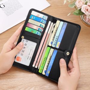Original Business Womens Wallet Large Capacity Long Style Ultra-Thin Lock Clutch Simple Fashion Hand-Held Bag MOONLIGHT MORIA