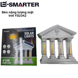 ESMARTER | Đèn Năng Lượng Mặt Trời Ngoài Trời Siêu Sáng Chống Thấm Nước Đèn LED Gắn Tường Cho Sân Vườn Biệt Thự - Đèn Chiếu Sáng Có Thể Điều Chỉnh Độ Sáng Bằng Năng Lượng Mặt Trời