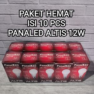 ( PAKET ISI 10 PCS ) PANALED ALTIS LAMPU LED BULB 12W 12 WATT CAHAYA PUTIH SNI BERGARANSI 1 TAHUN BOHLAM BOLAM HEMAT ENERGI EKONOMIS KUALITAS TERJAMIN