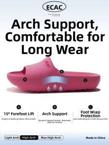 ECAC | Non-slip Anti-odor Thick Sole Summer Home and Outdoor Slipper