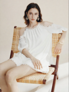 FAMANXUAN | Bohemian Halter Off-shoulder Acetate Blouse