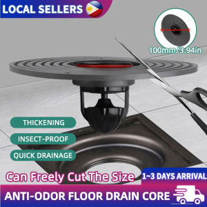 100mm Cuttable Floor Drain Core Anti-OdorMagnetic Levitation Matibay Rapid Drainage Sewer Cover Strainer Iwas Ipis