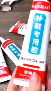 KAMJE Lem Sepatu Sandal Super Kuat Tahan Air 60ml Transparan