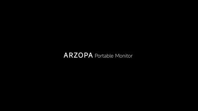 Arzopa Z1C-  16.1" Portable Monitor - FHD 1080P  100% sRGB IPS Screen USB-C HDMI for Laptop Mac