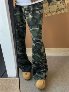 Quần Nỉ Kẻ Sọc Nam Mùa Thu Phong Cách Mỹ Cổ Điển Hip Hop Quần Dài Ống Rộng Thoải Mái Thường Ngày Quần Dài Ống Thẳng