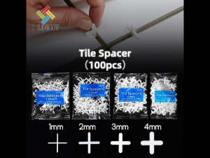 （Fast&COD）100PCS Tile Spacers Tile Leveling Spacers 1MM/2MM/3MM/4MM Tile Laying Cross Spacers