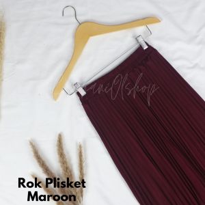Rok Plisket PREMIUM/Rok Panjang/Rok Mayung