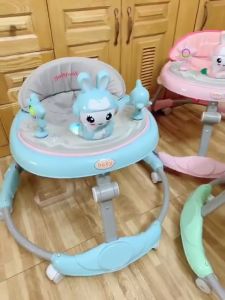 [Miễn ship] Xe tròn tập đi Baby Walker có nhạc và đèn  có bàn ăn dặm cho bé BH 6 tháng