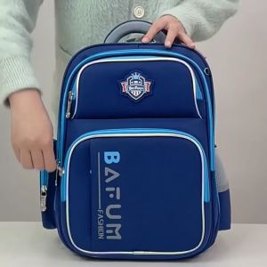 META-X Quality Large Bag Student Backpack Primary School Bags Beg Sekolah Budak kualiti 大容量减负护脊双肩背书包