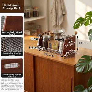 Multi-purpose Storage Rack for Snacks Coffee Mugs Water Cups and Vegetables