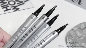 Heabety DIKALU Multi-forked Wild Eyebrow Pencil Nature Three-dimensional Hairline Pen  Brow Contour Pen Waterproof Eyebrow Makeup eyebrow waterproof original tattoo