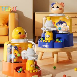 TEMI Childrens desktop pinball machine game machine cartoon model boys and girls puzzle focused toys