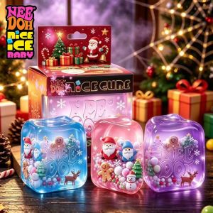 Needoh Square Simulated Ice Cube Toy Stress Relief Christmas New Ghost Style Slow Reboundtoy Squishy Kawaii Stress Reliever Toys