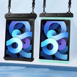 HAISSKY Sponge Floating Waterproof Protective Bags For Tablet Below 13" Travel Surfing Crossbody Pouch For iPad Pro 13 11 Air 13