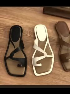 Size 35-39 Womens Roman Style Toe Slippers Non Slip Beach Sandal&Flip Flops School Student Shoes