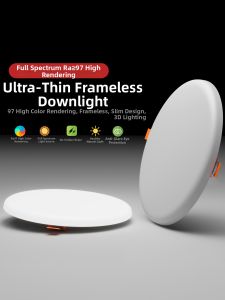 ADDLON | Full Spectrum Ultra-thin Frameless LED Downlight 75mm