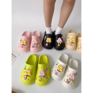 QZshop รองเท้าหัวโต รองเท้าแฟชั่น รองเท้าแตะลําลอง ส้นหนา ลายการ์ตูนน่ารัก ฤดูร้อน เหมาะกับฤดูร้อน