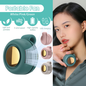 [✅SG Ready Stock] Mini Portable Fan Portable Rechargeable Bladeless Turbo Ultra-quiet Student Hand-held Fan