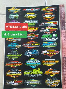 STIKER AUDIO | STIKER SOUND | STIKER SOUNDSYSTEM | STIKER ANTI AIR | STIKER VYNIL | STIKER PACK | STIKER 1 LEMBAR