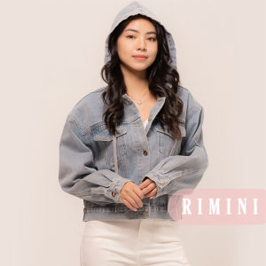 RIMINI - Atasan Jacket Jeans Wanita Denim lengan Panjang Size S-2XL - Ottavia Jacket 5236