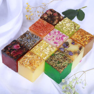 Yunnan Special Fresh Flower Essential Oil Handmade Soap Face Washing Bathing Soap Men Women Full Body Long Lasting Moisturizing Gentle