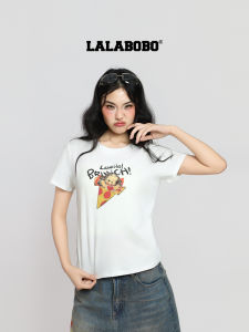 LALABOBO | Printed Short-sleeved Simple & Versatile T-shirt