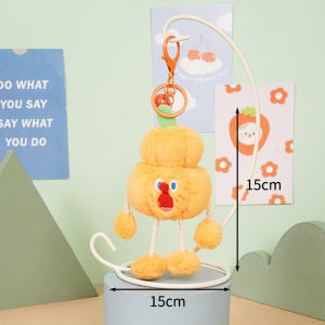 Original Pull Scream Vegetables and Fruits Stuffed Doll Boutique Keychain Backpack Bag Charm Pendant Doll