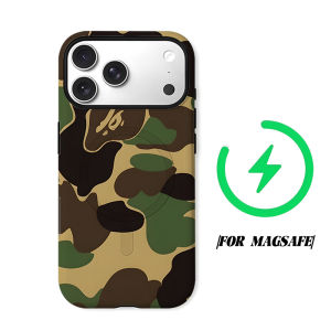Classic Camo Texture Phone Case for iPhone 18 17 16 15 14 13 12 11 Air Pro Max Plus Double-layer Cover