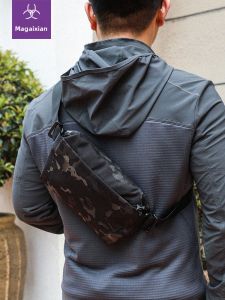 MAGAIXIAN | Mens Tactical Outdoor Nylon Waist Bag Crossbody Bag