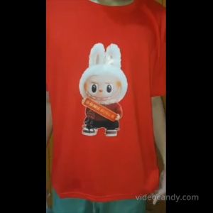 Kaos Labubu Imlek Kaos Bangkok Import Atasan Baju Distro Lengan Pendek Katun Kaos Korea premium