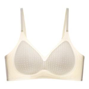 MiiOW | Wireless Summer Thin Breathable Seamless Backless Bra For Women Gathered Anti-Sagging Side Breast Reduction V-Neck Nylon Fabric