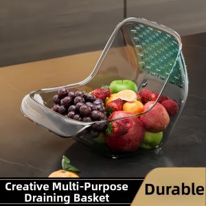 Large Capacity Durable Multi-functional Drainage and Storage Basket