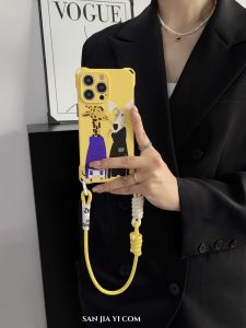 Protective Phone Case with Lanyard Handheld Design Full Cover Drop Protection for  13Promax/15/12/11 8Plus Creative Design