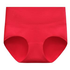 HODO | กางเกงชั้นในทรงสามเหลี่ยมเอวสูงผ้าฝ้ายแท้สำหรับผู้หญิง Hodo Red Series ทรงพอดีตัว ป้องกันการหย่อนคล้อย ปีมังกร ปีม้า ปีมังกร