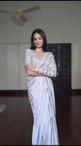 [PRE-ORDER] WE ARE LAUNCHING LUXURY PARTYWEAR ACTRESS STYLE BEAUTIFUL SEQUINCE SAREE WITH BLOUSE [DELIVERY TIME 12 DAYS]