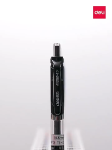 BÚT GEL NGÒI 0.5MM DELI 33388S CHÍNH HÃNG BÚT GEL BẤM MỰC NHANH KHÔ DÙNG CHO VĂN PHÒNG TRƯỜNG HỌC