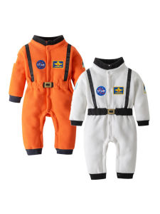 Halloween Childrens Clothing Baby Cosplay Thickened Newborn Space Suit Baby Astronaut Party Clothes