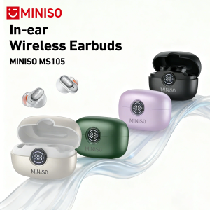 MINISO MS105 Bluetooth Earphone In-Ear Earbuds Soft Earbuds Wireless Headphones Waterproof IPX5