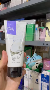 Tẩy tế bào chết làm trắng da mặt ng.ọc trai Hàn Quốc The Face Shop Smart Peeling White Jewel 120ml