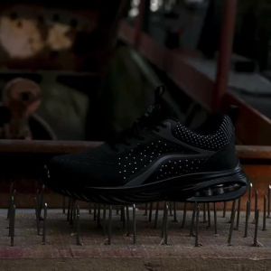 Mens Safety Shoes Puncture Resistant Work Shoes Womens Fashionable Safety Shoes Protective Shoes