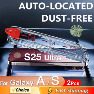 2Pcs For Samsung Galaxy S25 S24 Ultra S23 S22 S21 Plus A16 A36 A55 A56 A25 A15 A35 A34 A54 5G Screen Protector Tempered Glass